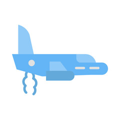Plane flat icon