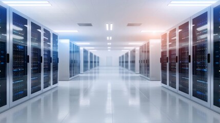 Cloud computing servers in a data center, Providers, internet infrastructure