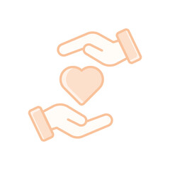 Charitable Giving vector icon