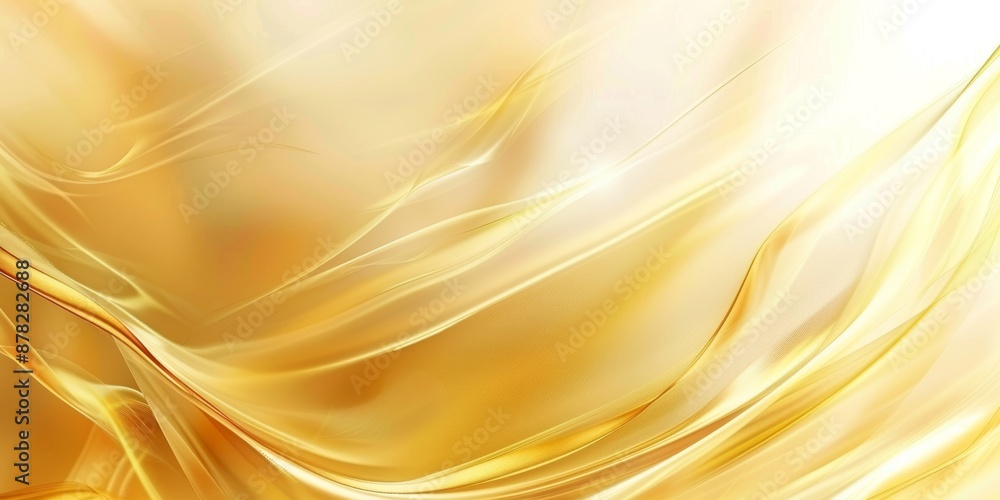 Poster shimmering golden gradient: luxurious abstract background for design projects