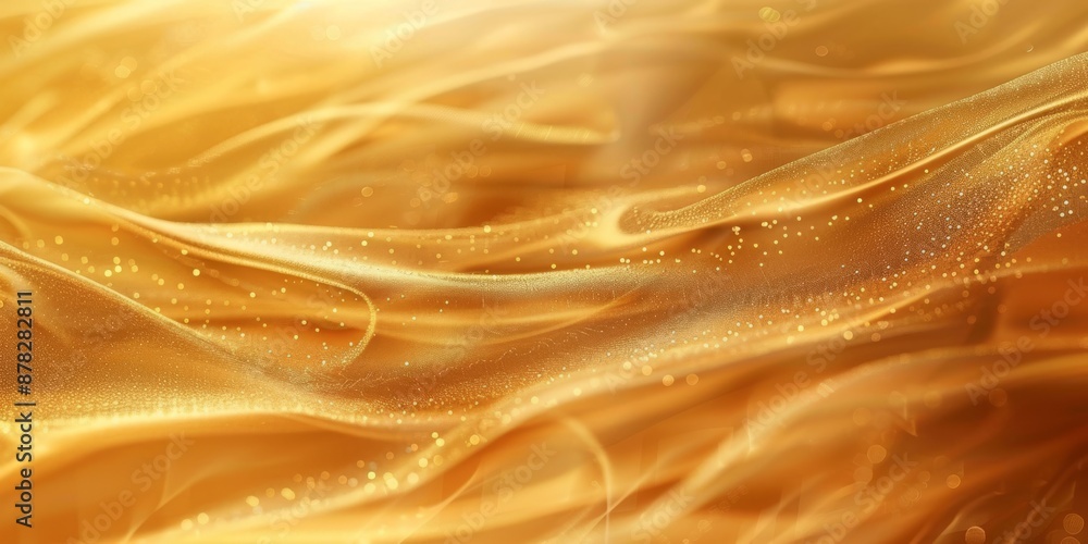 Poster shimmering golden gradient texture with seamless transition effect for elegant designs