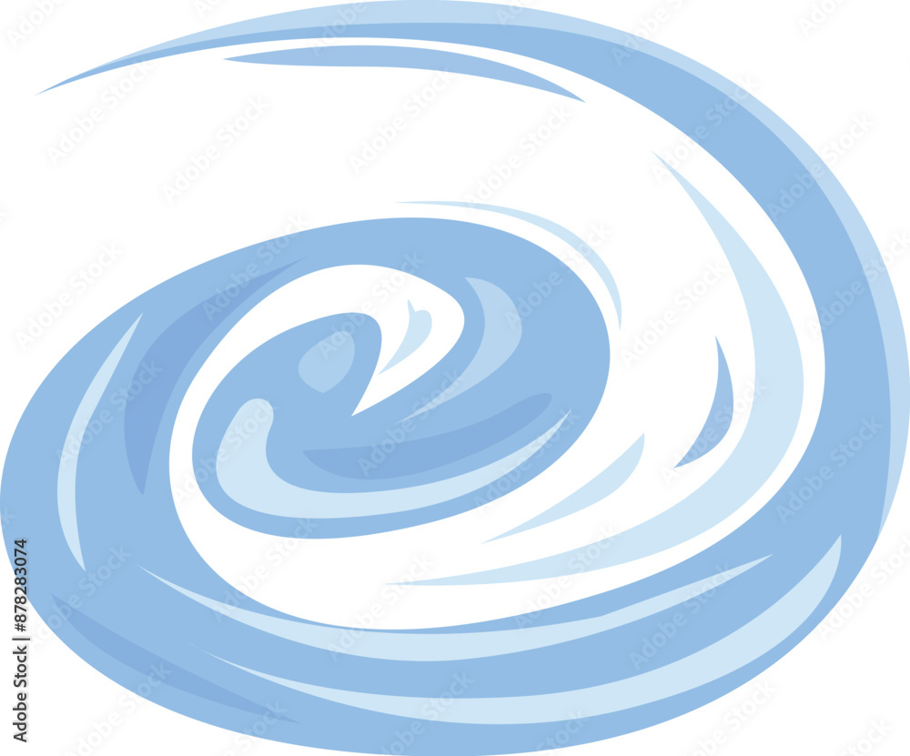 Poster abstract background with blue liquid swirling and mixing, creating a dynamic and energetic compositi