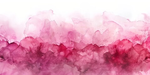 Fototapeta premium Abstract Pink Watercolor Art