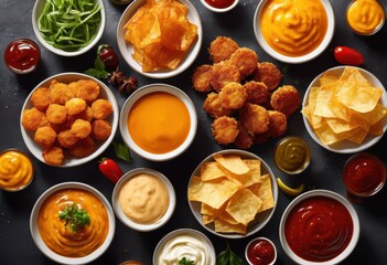 crispy spring rolls dipping sauce delicious appetizer food, platter, crunchy, fried, snack, asian, cuisine, tasty, golden, savory, starter, dish, popular