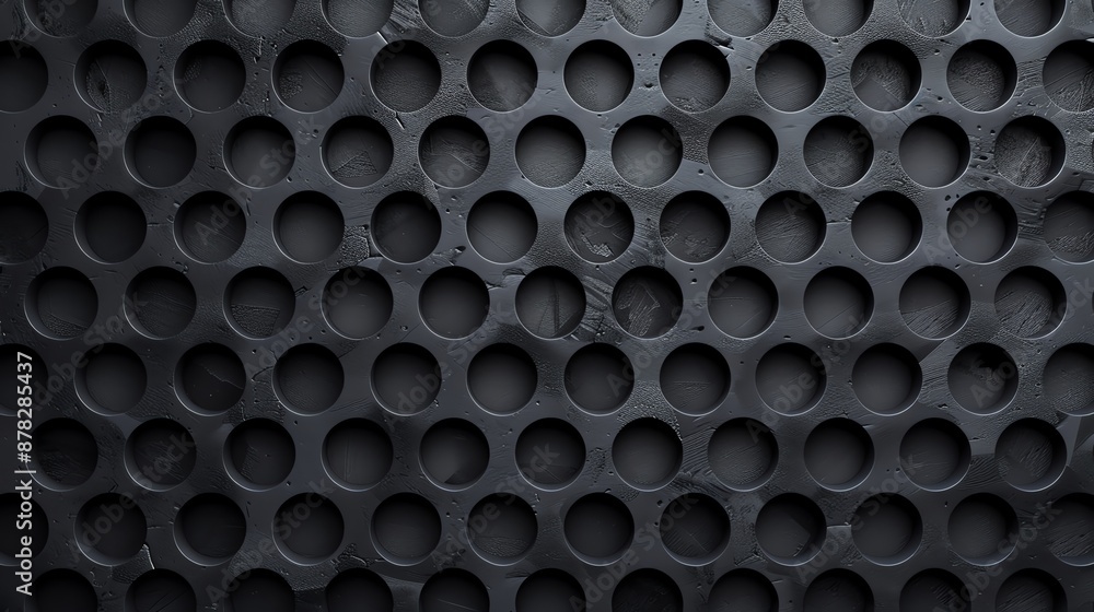 Poster intricate circle layout with seamless design, high detail, deep depth of field, no blur.