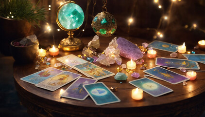 Cartomancy, Tarot, Psychic, Clairvoyant - AI generated