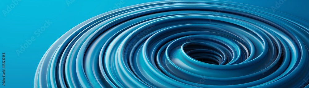 Poster seamless swirl with dynamic movement on a smooth background, focus cover all object, deep depth of f