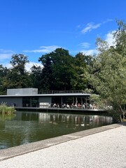 Fototapeta premium Linz, Austria, University, View, Cafe Outdoor 