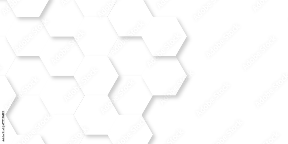 Aufkleber vector hexagon texture background. background with hexagons abstract paper texture and futuristic bu