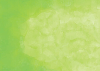 Aesthetic pastel soft mint wallpapers. Banner green watercolor painted grunge texture background white clouds. Natural abstract spring smooth empty background green color splash, stains and blob