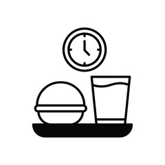Breaking the Fast vector icon
