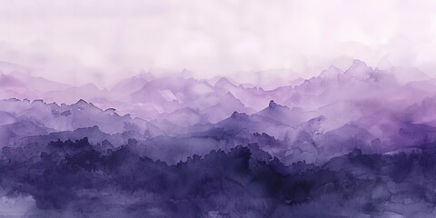 Fototapeta premium Purple Mountain Landscape