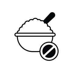 No Food vector icon