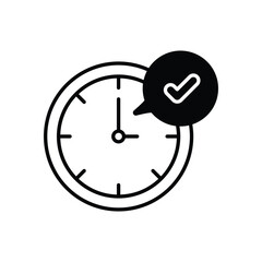 Time vector icon 