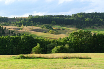 Beautiful mountain landscape of a village Kremna in Serbia ideal for hiking, exploring and enjoying