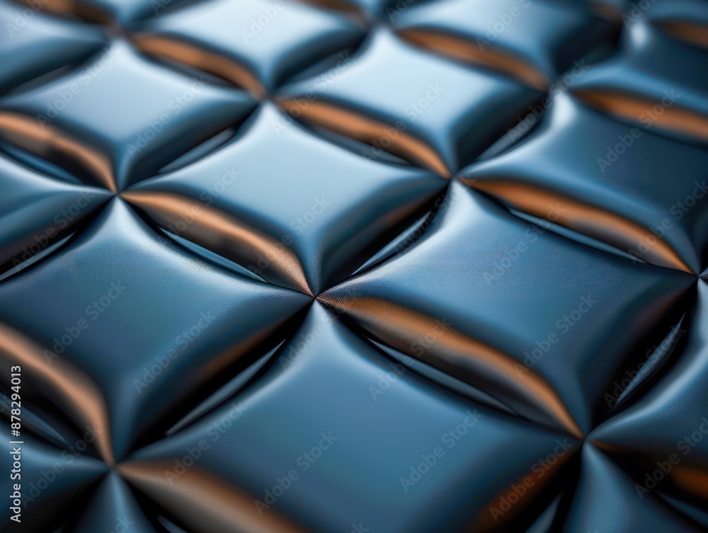 Poster abstract dark coated surface with sleek appearance, modern sophistication in geometric patterns, 3d 