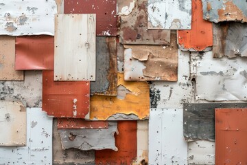 Abstract Wall Art Collage with Layered Aesthetics, Modern Minimalist Home Decor, Textured Wall Decor, Unique Art Prints, Geometric Collage, Modern Art, Contemporary Wall Art, Boho Chic Wall Decor