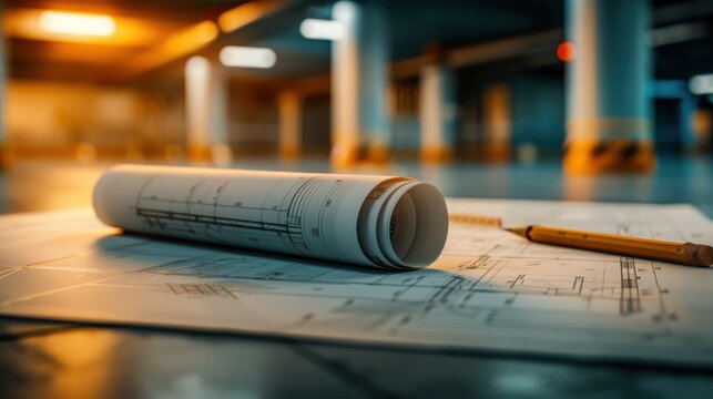 Architectural Blueprint on Wall, Image Wall Blueprint, Structural Detail, Design, Construction, Engineering, Building Plans, Architectural Drawings, Building Design, Construction Drawings, Floor
