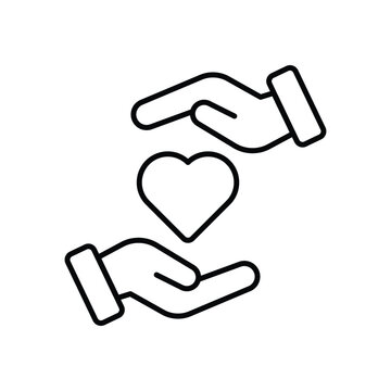 Charitable Giving vector icon