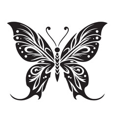 better fly Silhouette vector art illustration white back ground..