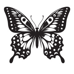 better fly Silhouette vector art illustration white back ground..