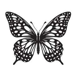 better fly Silhouette vector art illustration white back ground..