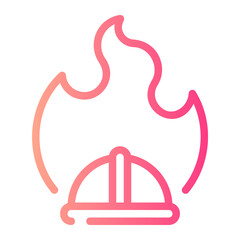 burnout gradient icon