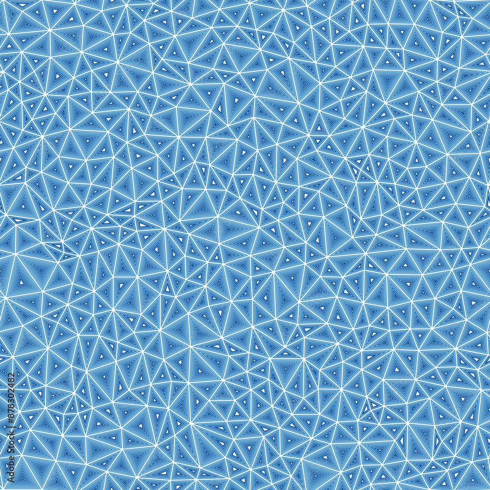 Poster abstract template background. multiple repeated inner triangles. small triangles size. single color 