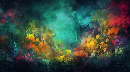 Colorful abstract background. Ai generative
