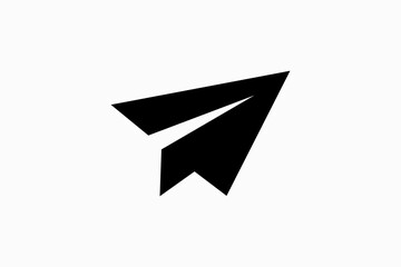 Paper Plane Vector Logo Premium