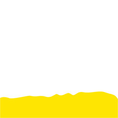 Yellow Wave Shape Border