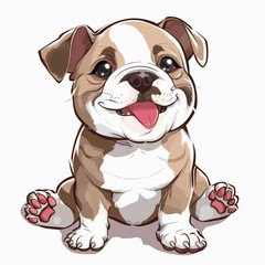 Obraz premium Dog Mascot Logo - Vector Illustration of Dog