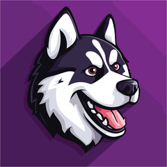 Dog Mascot Logo - Vector Illustration of Dog