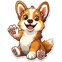 Dog Mascot Logo - Vector Illustration of Dog