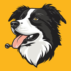 Fototapeta premium Dog Mascot Logo - Vector Illustration of Dog