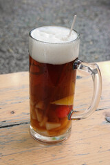 Altbierbowle is a cold punch of beer and fruit from Germany