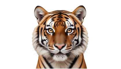 Fototapeta premium Wild tiger cut out