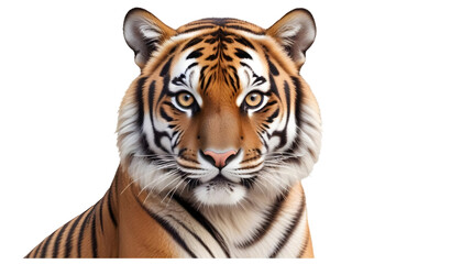 Obraz premium Wild tiger cut out