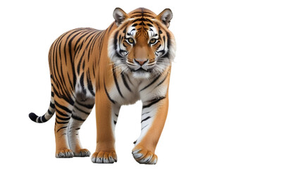 Obraz premium Wild tiger cut out