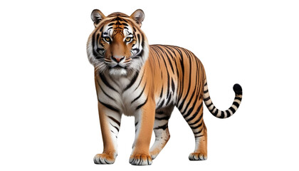 Obraz premium Wild tiger cut out