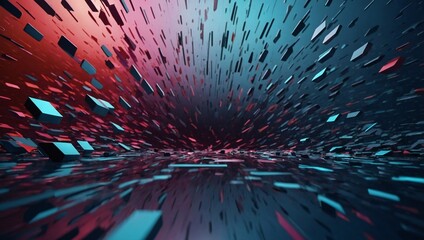 Speed dynamic background with rectangular shapes in motion forming texture
night stars Glitched template sky. backdrop. background. style confetti TV glitch poster design Resembles noise futurism dark