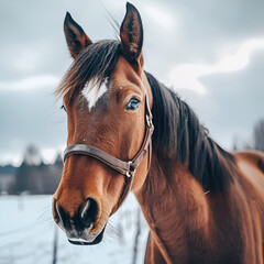 Fototapeta premium portrait of a horse