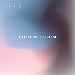 Abstract blurred gradient fluid vector background design wallpaper template