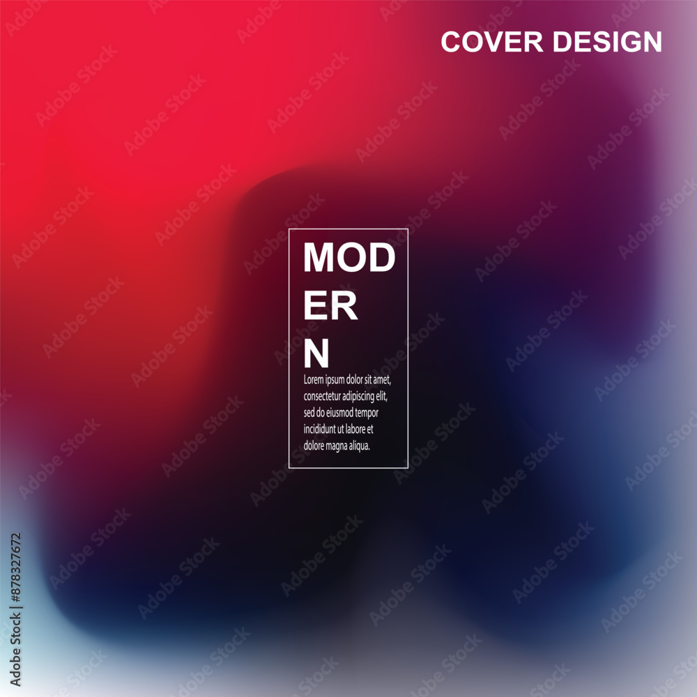 Poster abstract blurred gradient fluid vector background design wallpaper template