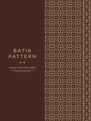 Simple and luxury traditional pattern background with ethnic elements 
