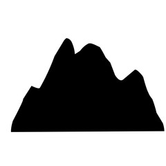  Landscape mountain black ilustrasi design