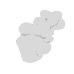 Smoke illustration set for special effects template. Comic steam explosion dust fight animation fog movement smog motion game smoke
