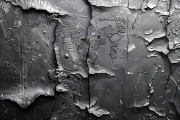 Obraz premium Close-Up of Peeling Paint on a Weathered Surface