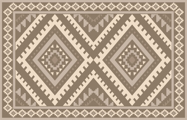Ancient echoes Aztec geometric seamless patterns southwest Navajo Native American tribal ethnic colorful for textile printing