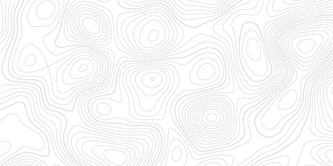 Abstract background wavy topographic line contour geography map. Seamless pattern and banner design. Modern and dynamic feel to topographic mapping vector illustration.